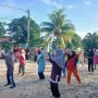 Sambut HLUN, PT Timah Ajak Lansia di Mentok Senam Sehat