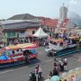 Miniatur KIP Garuda dan Tugboat PT Timah Meriahkan Pawai HUT ke-81 RI di Pangkalpinang